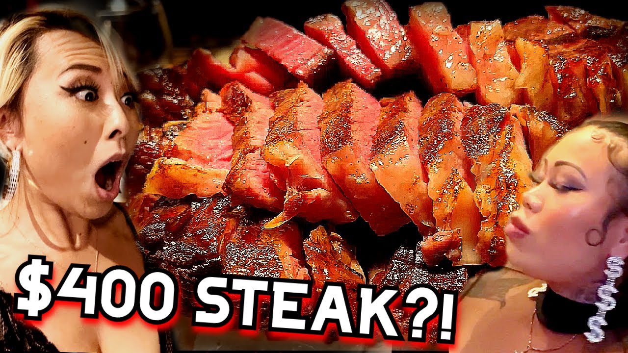 $400 A5 WAGYU STEAK at Niku X in Los Angeles, CA!! ft. itsLovelyMimi #RainaisCrazy