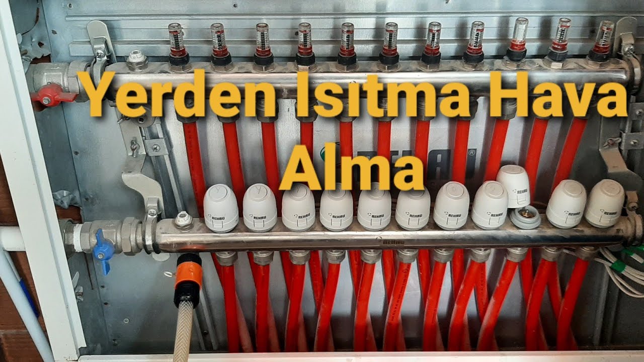 Yerden ısıtmada hava alma ve temizlik yapma @rahmi06