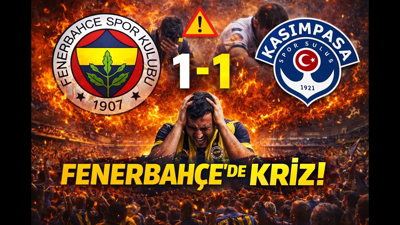 Fenerbahçe 1 – 1 Kasımpaşaspor | Maalesef Maç Sonu (23.02.2026)