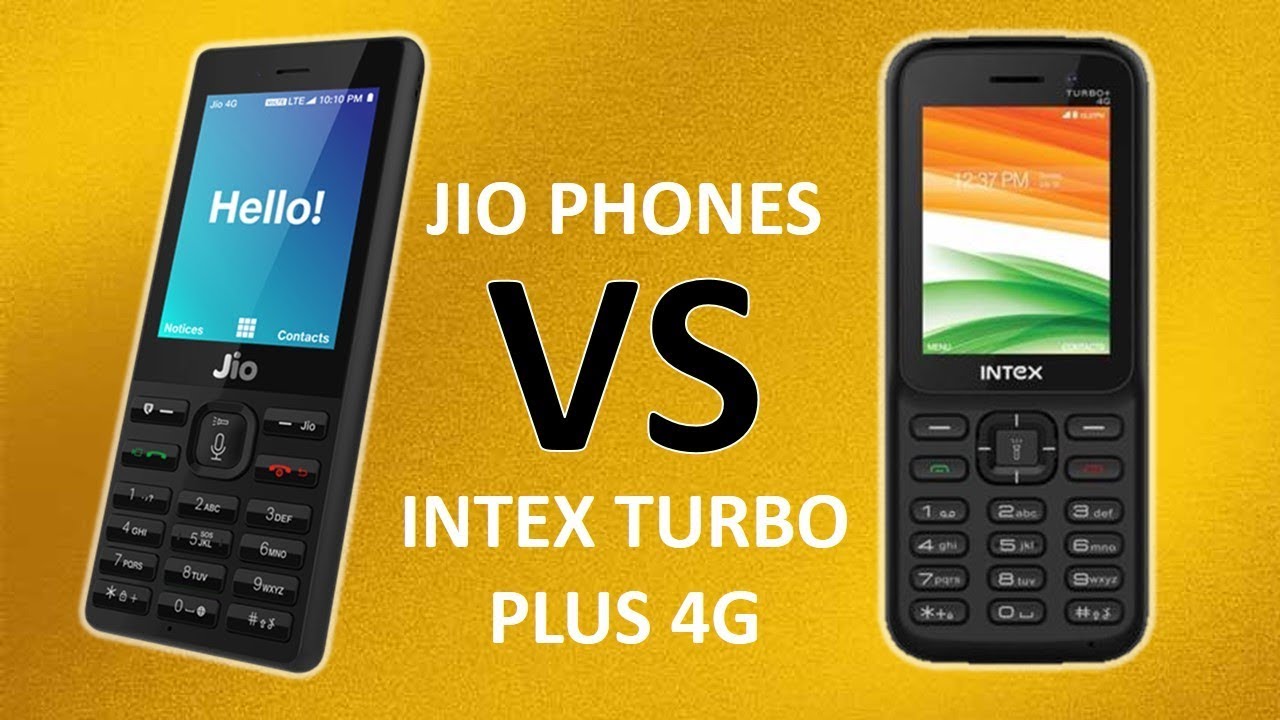 JIO Phone VS INTEX Turbo Plus 4G | Features Comparison | ViewAD