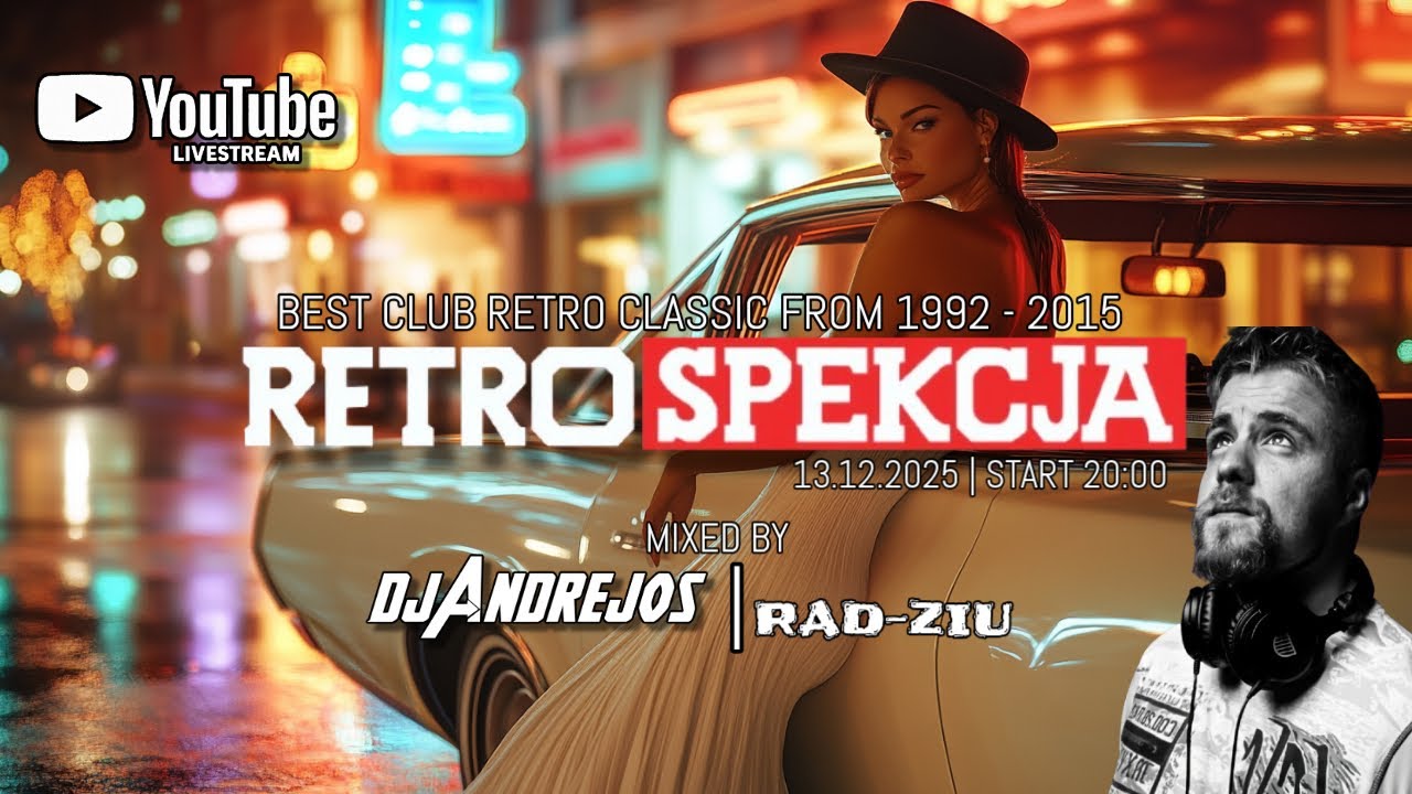 🎧🔥 RETROSPEKCJA | RETRO 1992-2015 | DJ ANDREJOS & RAD-ZIU LIVE 🎧 | 13.12.2025🚀  #livestream #retro