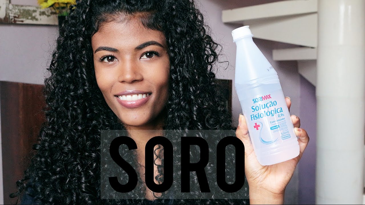 COMO USAR O SORO FISIOLÓGICO NO CABELO E SEUS BENEFÍCIOS