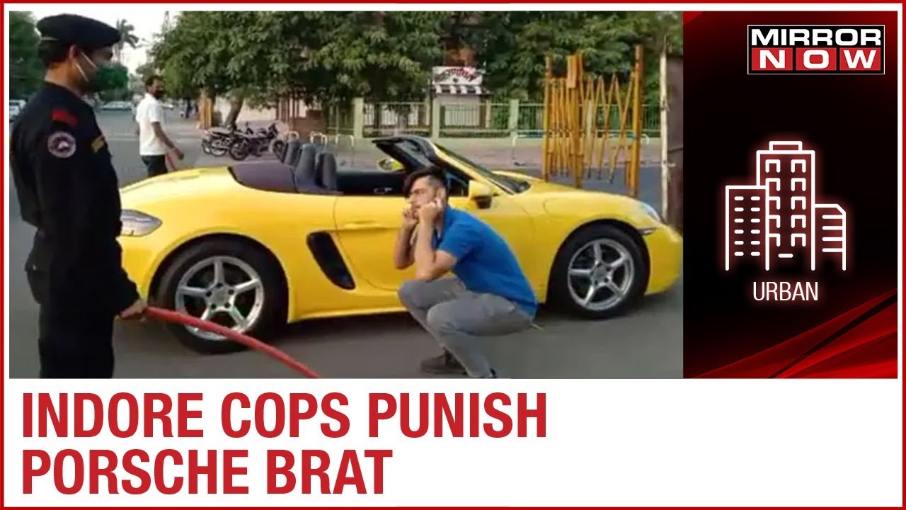 Indore police make youth do sit-ups for violating lockdown norms | Caught on camera