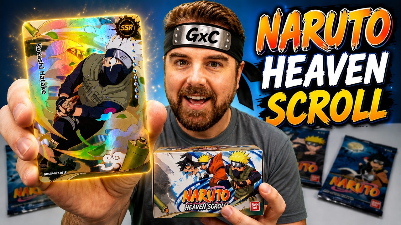 NARUTO Heaven Scroll Cards! Premium Kayou Pack Opening