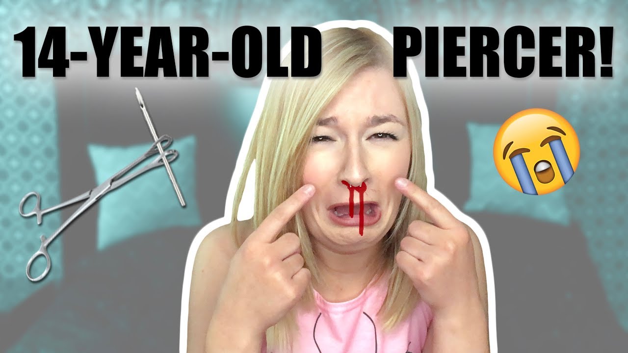 Septum piercing GONE WRONG! | Underage HORROR STORY
