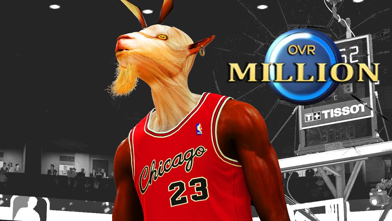 IF Michael Jordan WAS REALLY A GOAT!! 1 MILLION OVERALL GOAT JORDAN In NBA 2K..