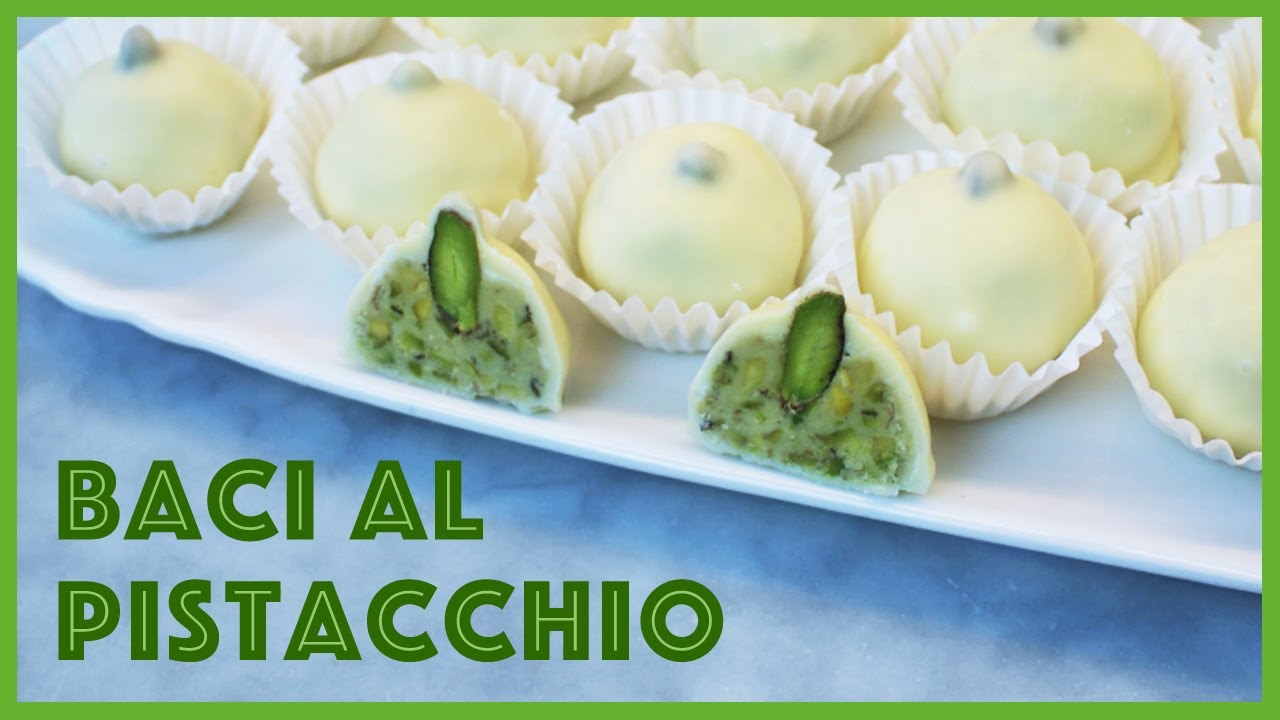 BACI PERUGINA AL PISTACCHIO || ricetta facile per san Valentino | Cucina Con Emilio