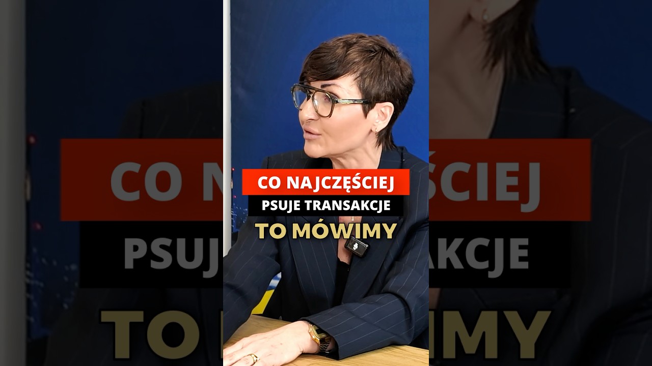 Co najczęściej psuje transakcje?🤔 Odpowiedź uslyszysz w najnowszym wywiadzie na naszym kanale!🔥
