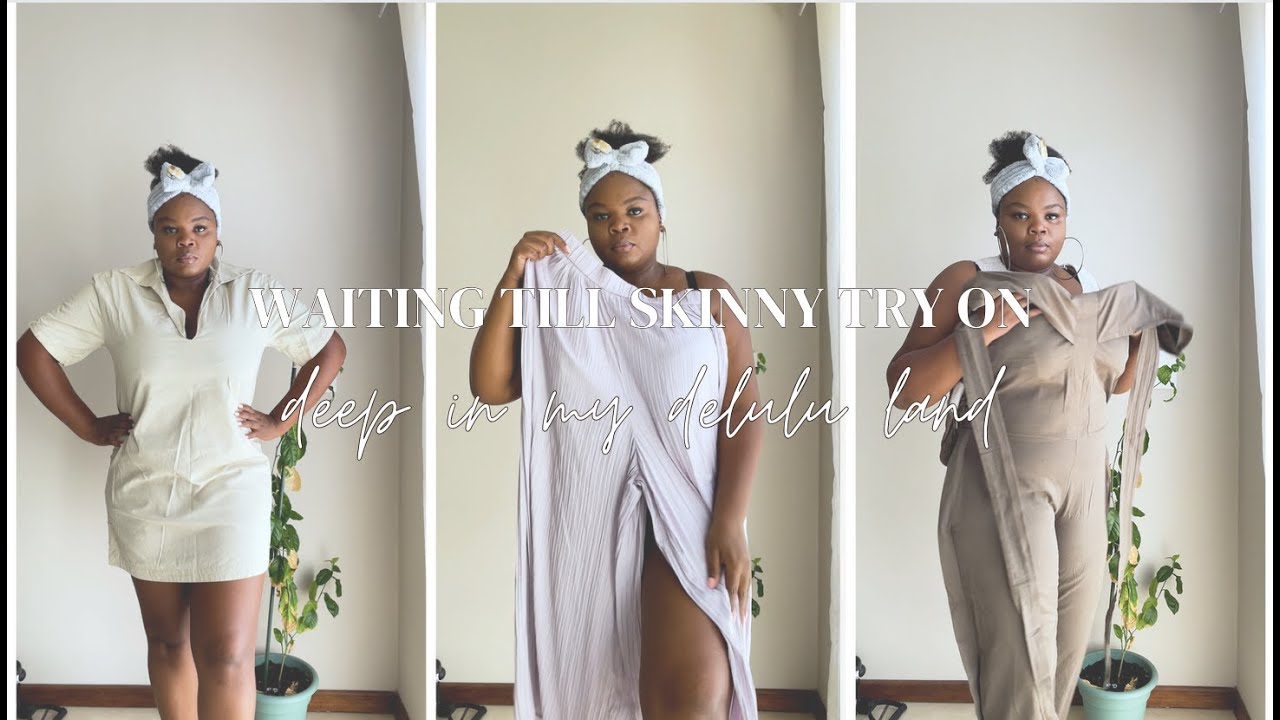 My 'wait till I'm skinny' clothing try on | Should I get rid of these items | TRY ON