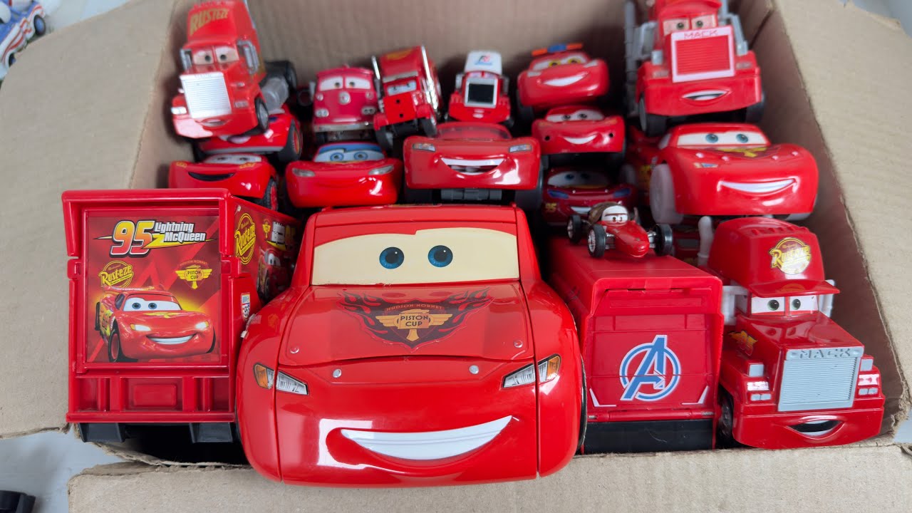 Disney Pixar Cars Unboxing Review | Full Lightning McQueen, Tow Mater, Doc Hudson, Sally, Mack