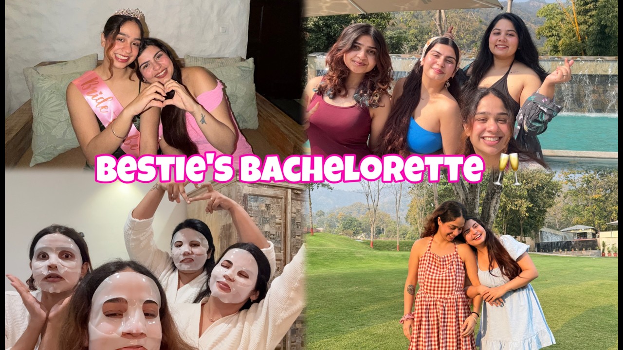 My Bestie's Bachelorette in Jim Corbett Vlog 🩷🥂| Girls Trip 🎀Yashita Rai