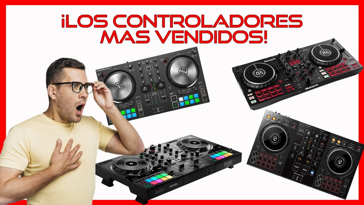 ✅Los 5 😎🎛🎛🔊 Controladores de DJ  BARATOS 🤑🤑💥 mas VENDIDOS