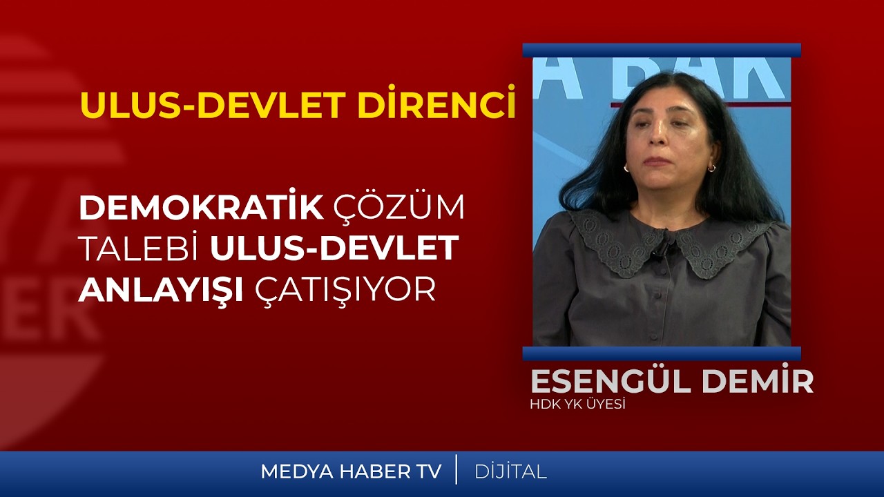 Esengül Demir: Demokratik çözüm talebi, devletin  