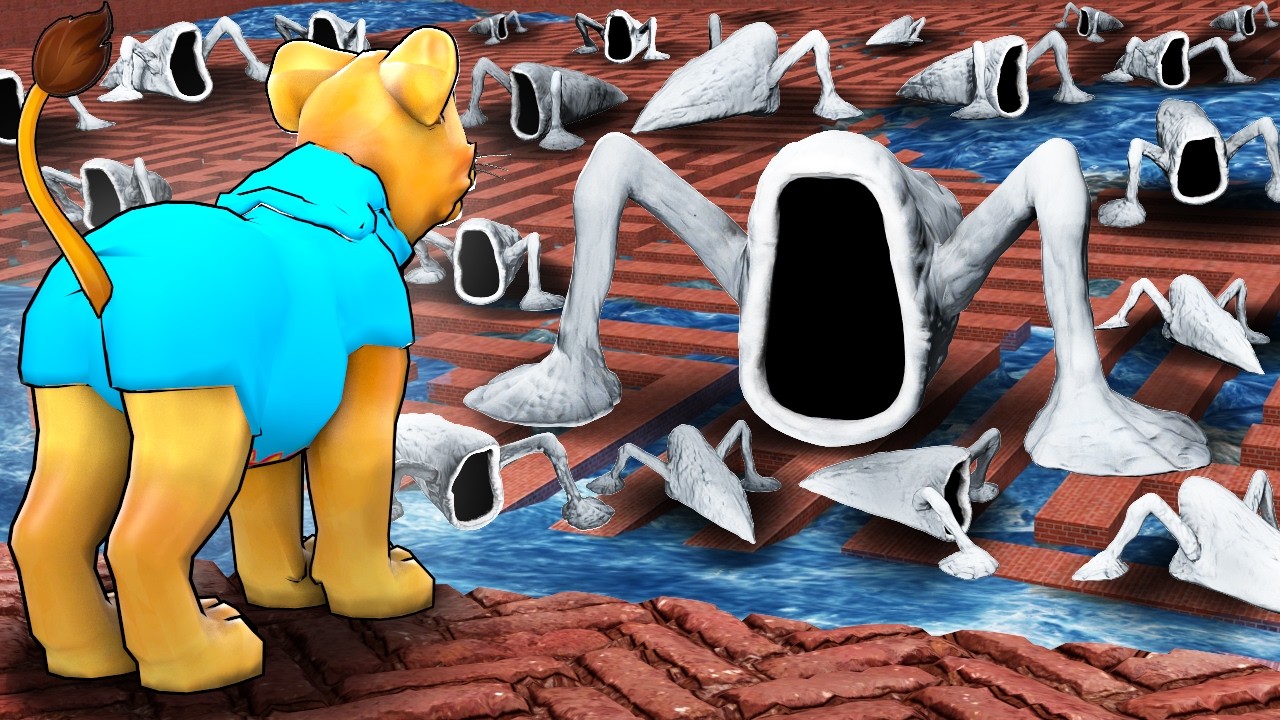 Can SEA EATER HORDE find me in a MAZE?! (Garry's Mod Sandbox)
