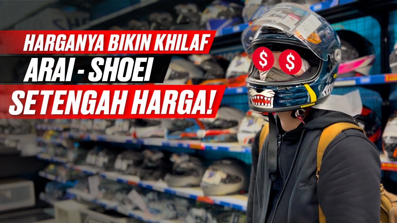 MURAH‼️ Toko Ini Jual Helm Premium Setangah Harga! #AtenxKatros
