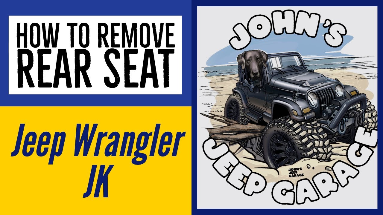 Снятие заднего сиденья Jeep Wrangler JK