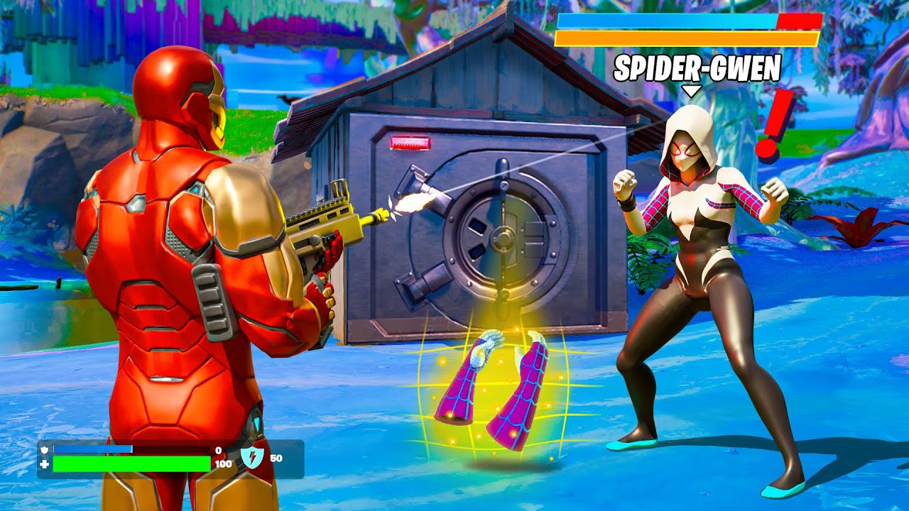 NEW Spider Gwen BOSS in Fortnite Season 4
