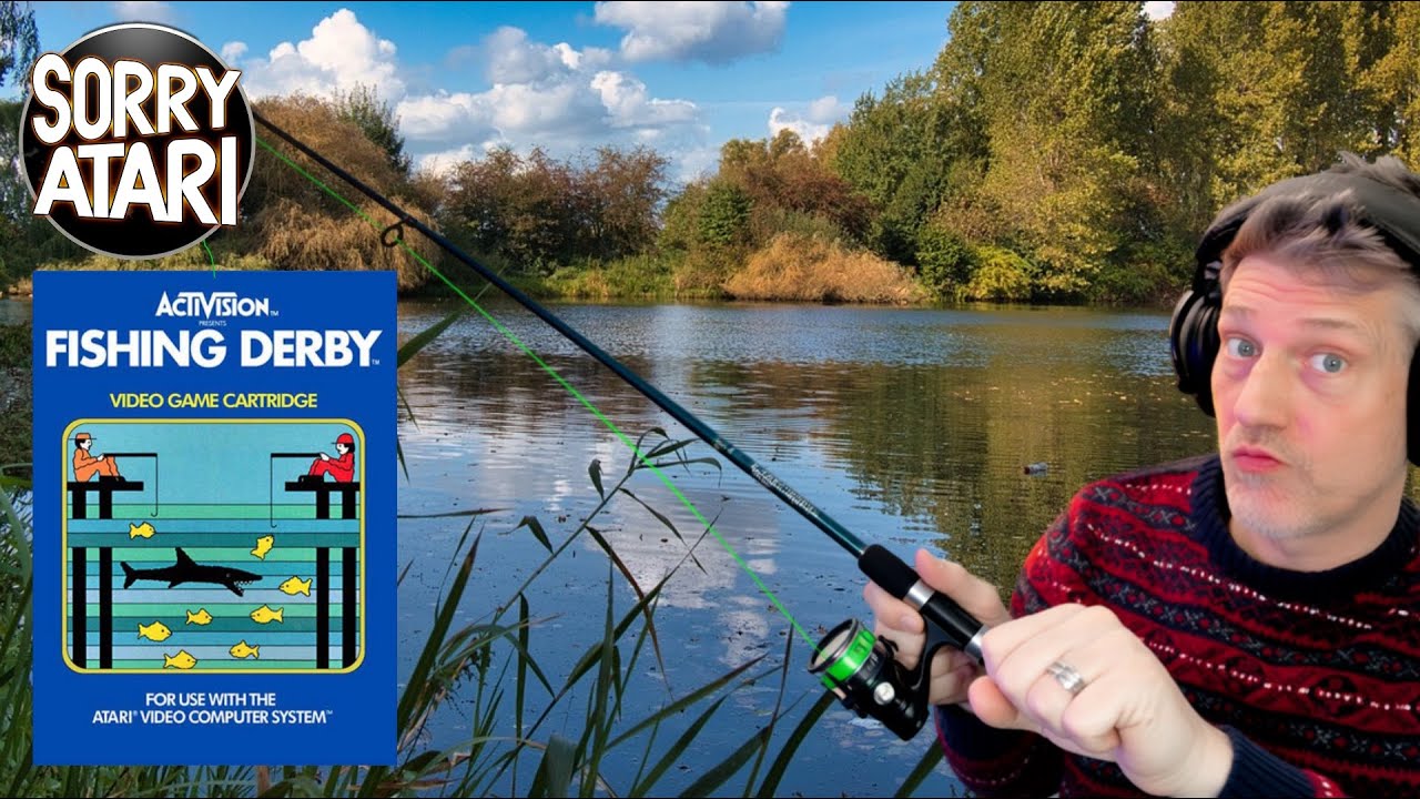 🕹️ Извините, Atari #96: Fishing Derby — это забавная ранняя игра от Activision для Atari 2600! 🕹️