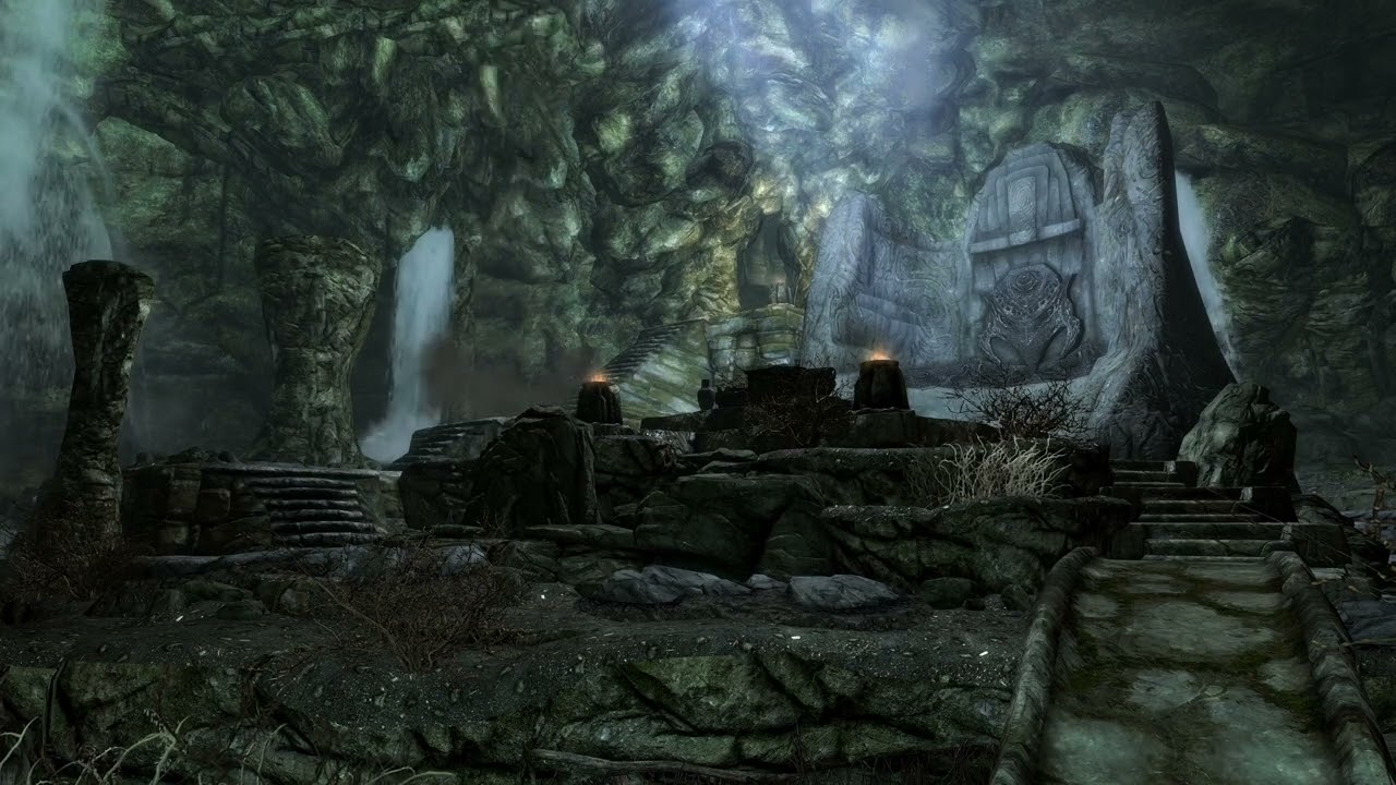 Skyrim Ambience & Music | Bleak Falls Sanctum