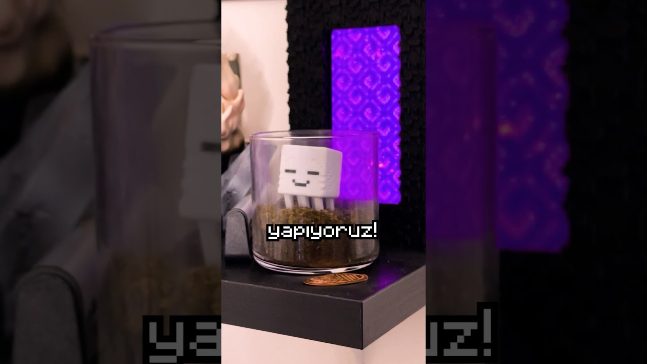 &Uuml;&ccedil; boyutlu yazıcıdan bebek Ghast yaptım!