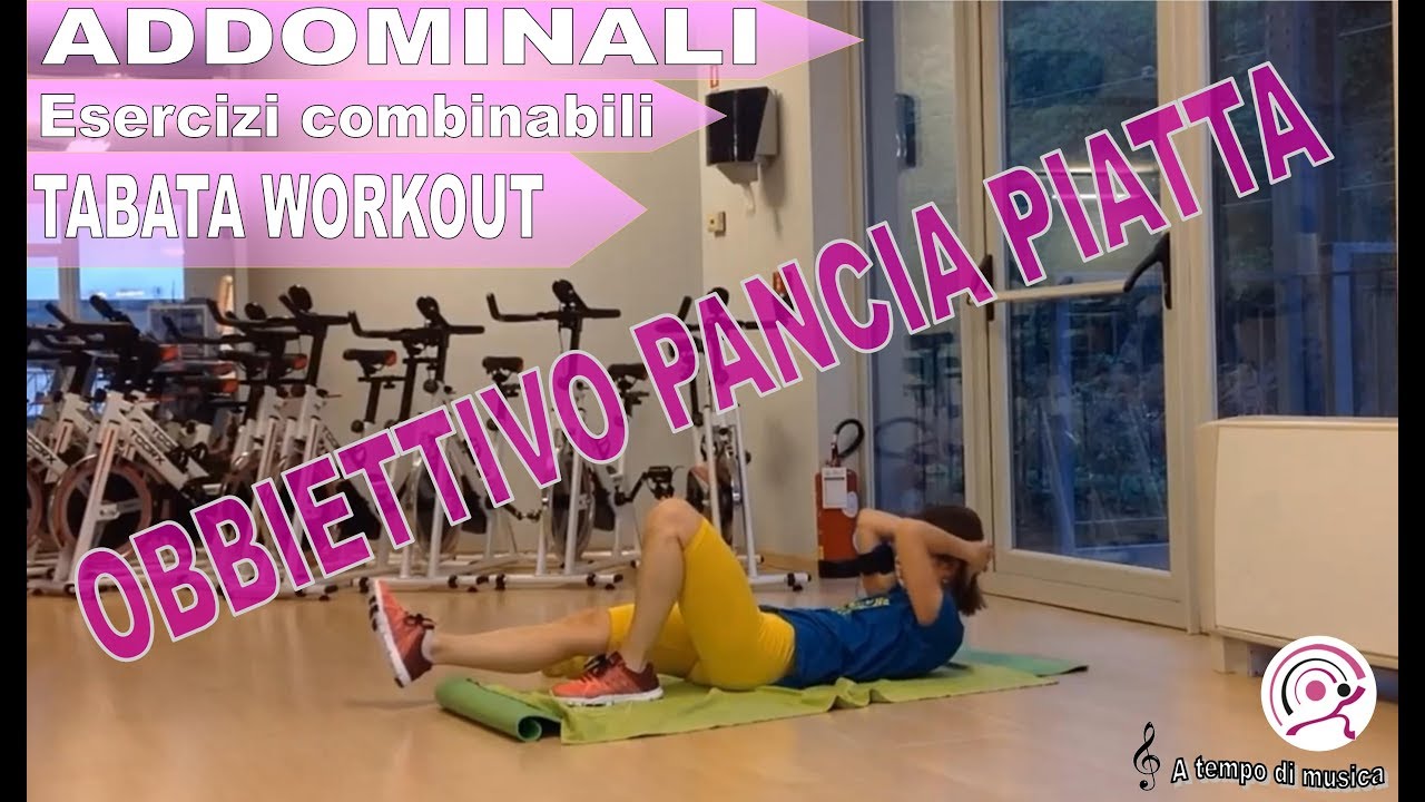 Allenamento Tabata -  addominali scolpiti in 5 minuti