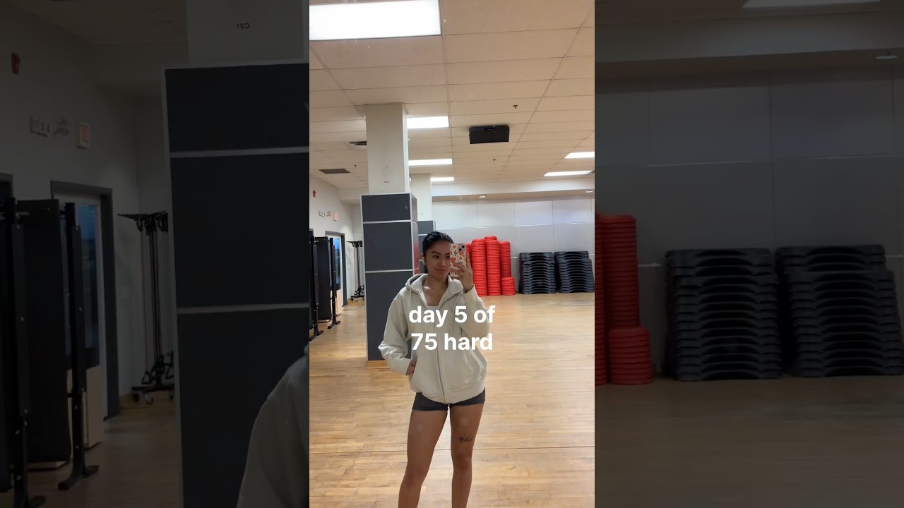 doing 75 hard with a 9-5 - in office day! #75hardchallenge #75hard #fitness