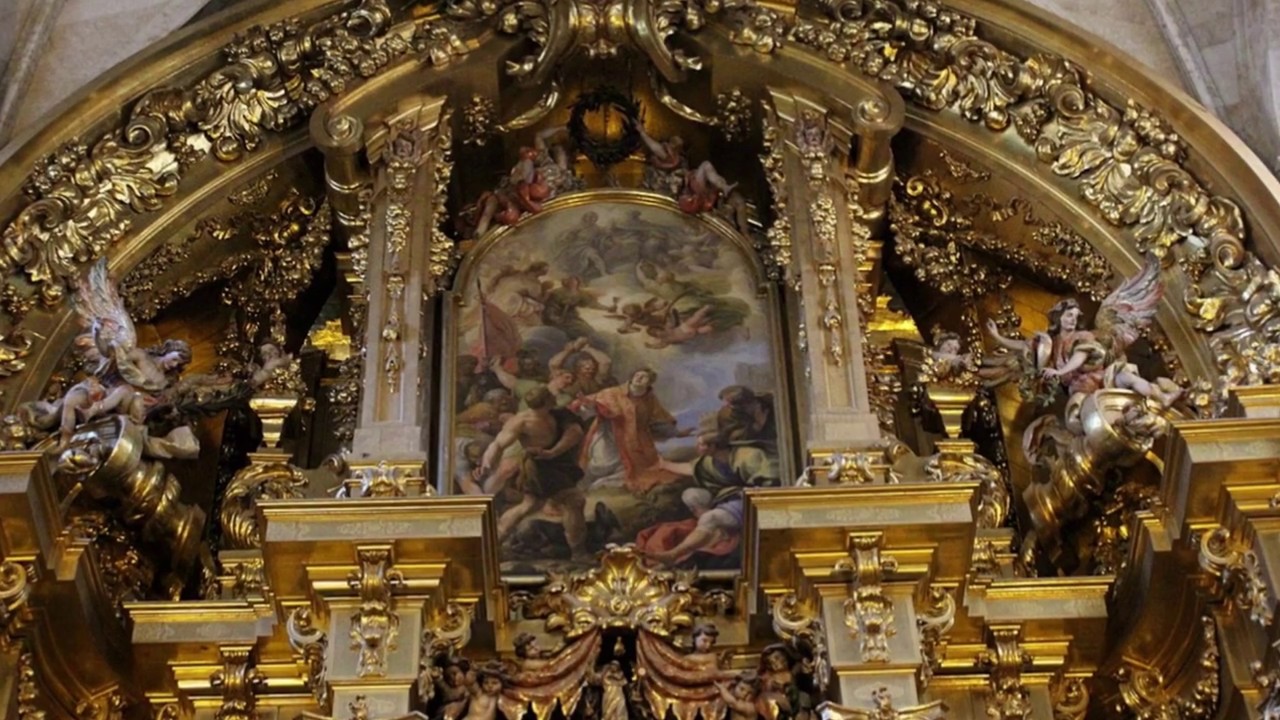 Retablo de San Esteban de Salamanca, de José B. Churriguera