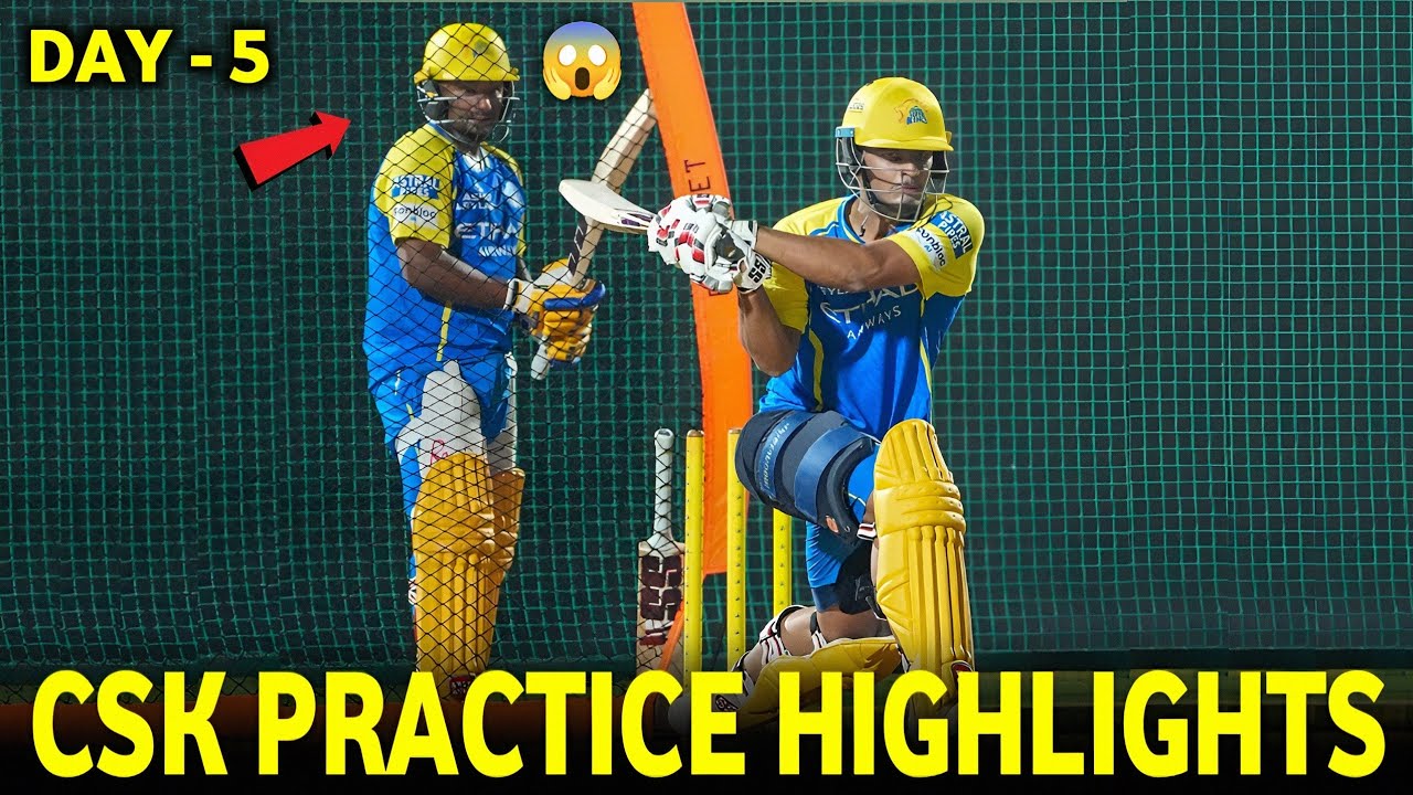 IPL 2026 DAY -5 : CSK Practice Camp Highlights | CSK Practice 2026 ||