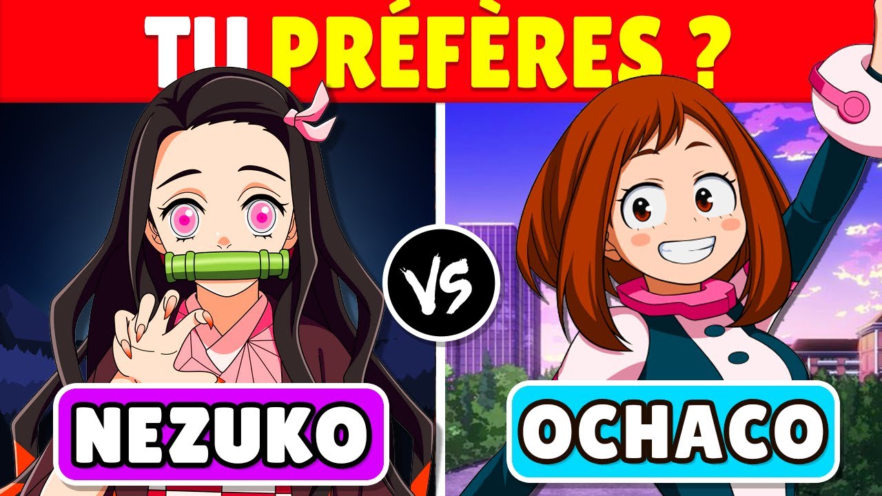 ❤️ TU PRÉFÈRES..? version WAIFU 🔥👘 | 40 CHOIX IMPOSSIBLES