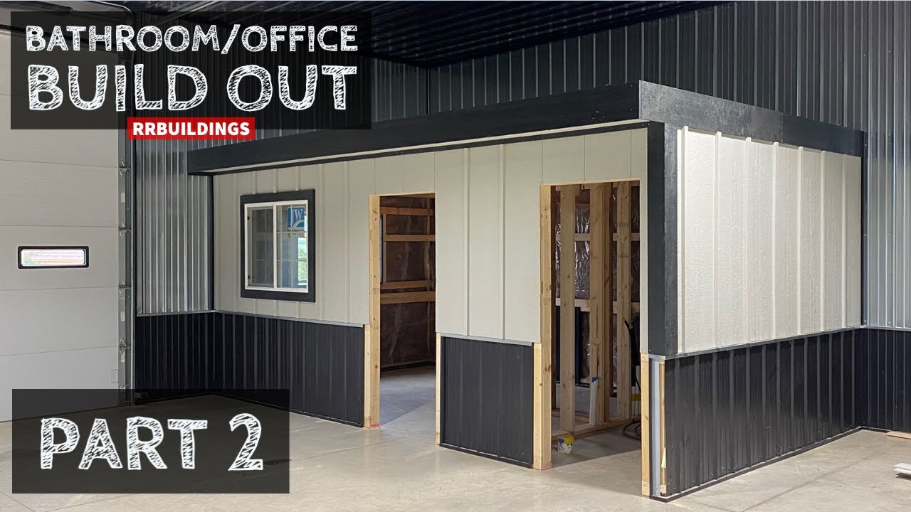 Building out Bathroom and Office Part 2