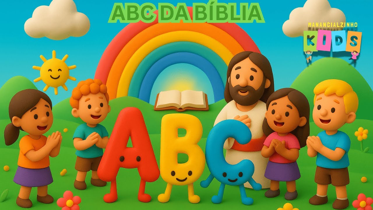 Louvor Infantil: ABC da Bíblia | Clipe | Canção do Alfabeto Bíblico | Manancialzinho Kids