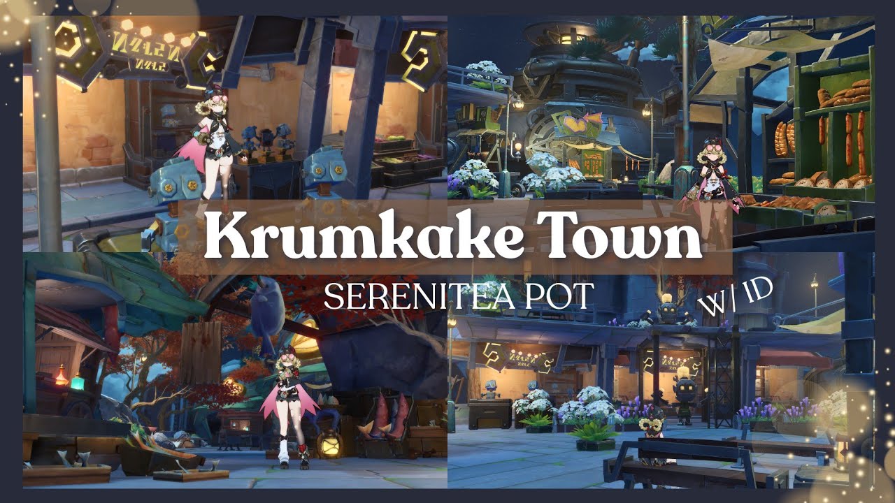 Krumkake Town ( W/ ID ) || Serenitea Pot