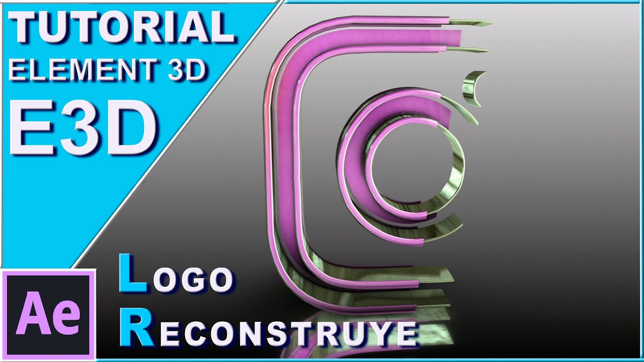 LOGO INSTAGRAM se reconstruye TUTORIAL | ELEMENT 3D | AFTER EFFECTS