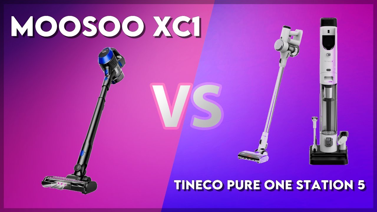 Moosoo XC1 vs Tineco Pure One Station 5 Technical Comparison