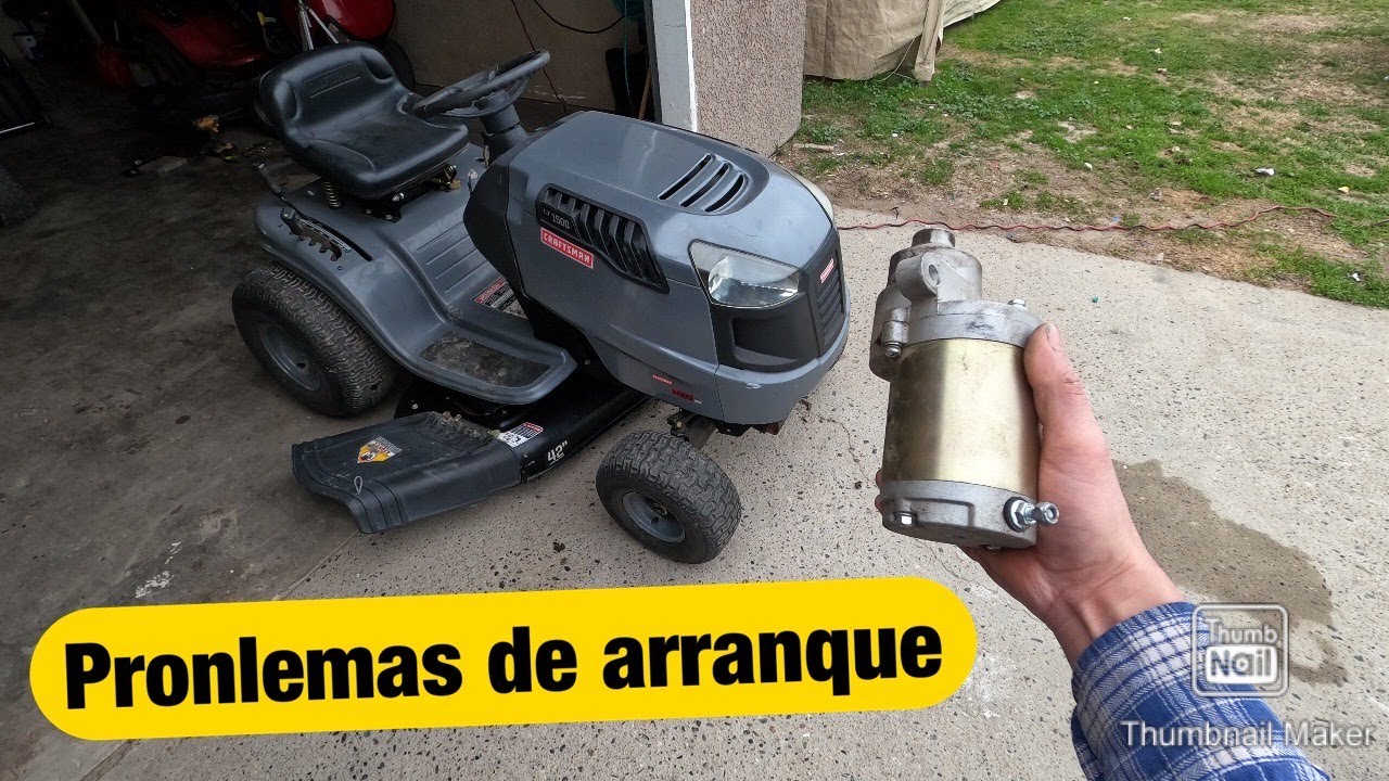 craftsman lt 1500 problemas de encendido