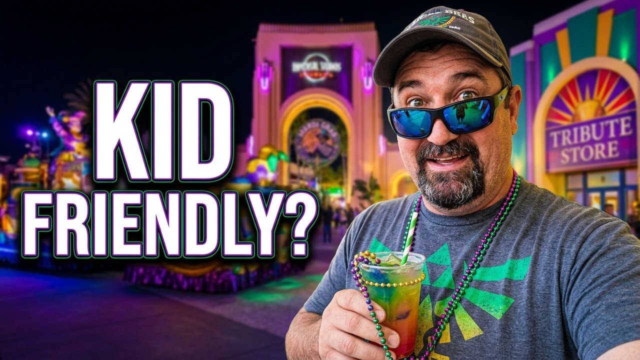 We Took Our Kid to Mardi Gras at Universal Orlando and Here's What Happened