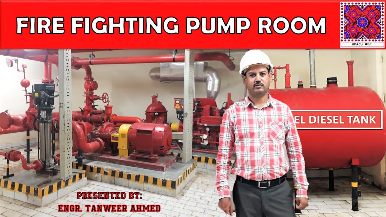 Fire Fighting Pump Room | Firefighting Fire Pumps in Urdu/Hindi