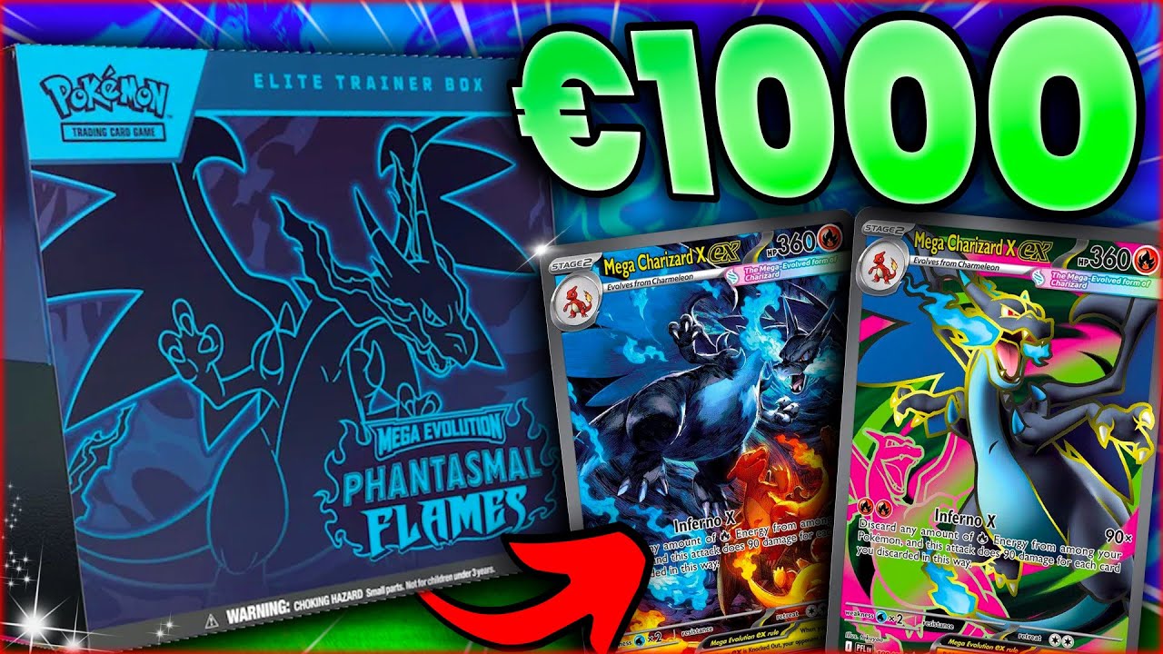 Mijn DUURSTE Pull OOIT!!! | Phantasmal Flames Elite Trainer Box Charizard Pull!!!