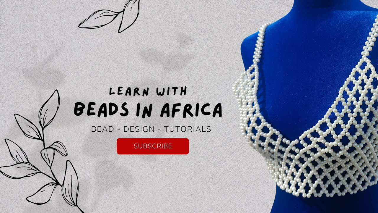 Trendy Pearl beaded top 😍 || Process video of a Bra Top #process #diy #handmade #tutorial #craft