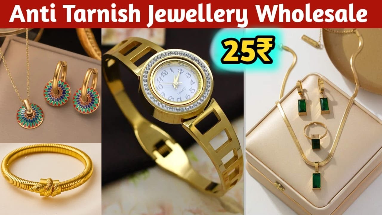 Anti Tarnish Wholesale Market Mumbai | Guaranteed 24 Carat Gold Plated Jewellery Wholesale in Mumbai