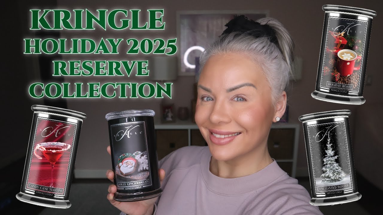 Коллекция Kringle Candle Holiday 2025 Reserve (поступление в продажу 28 октября в полдень по вост...