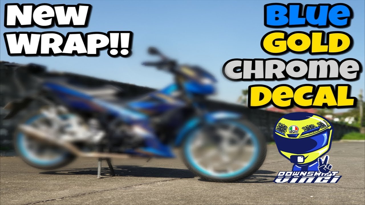 Chrome Decals for Motorcycle | Suzuki Raider R150 Fi