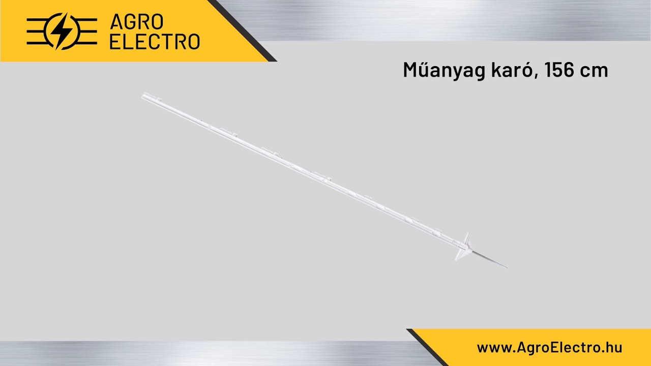 Műanyag karó, 156 cm