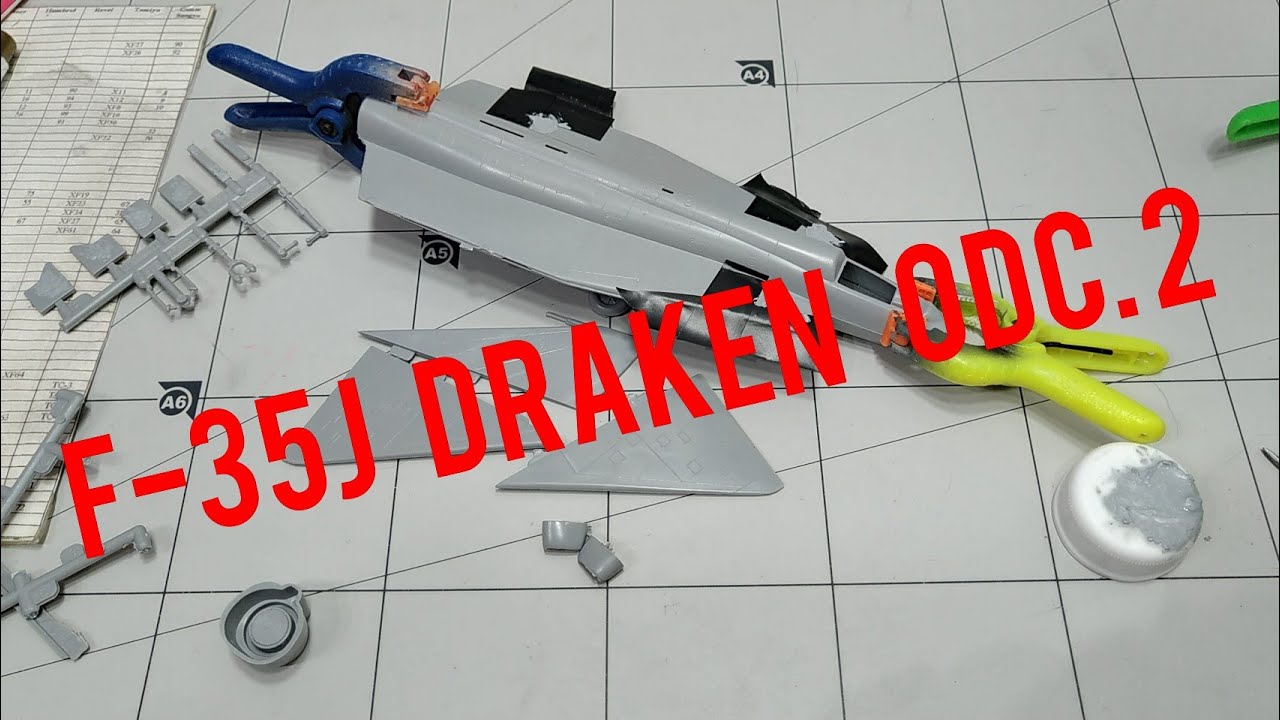 Koszmarek F-35J Draken 1:72 MisterCraft odcinek. 2
