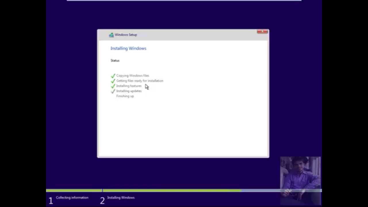 Microsoft Windows 10 Installation.