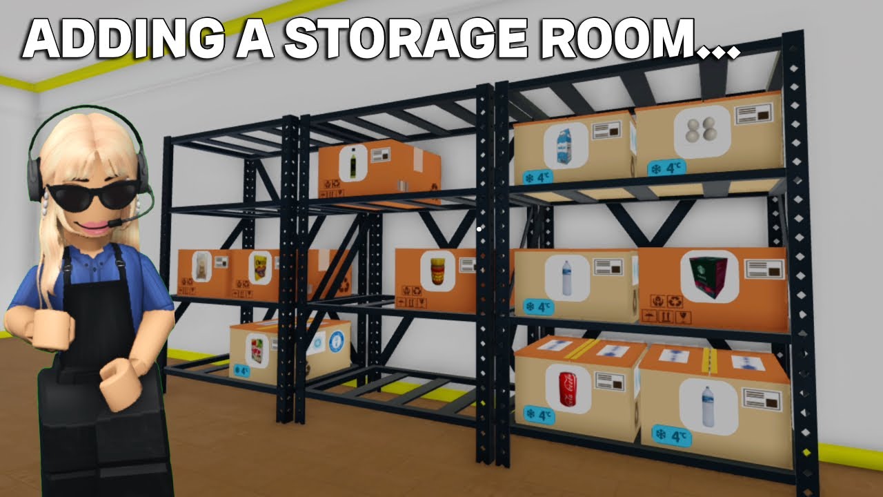 STORAGE ROOM UPDATE In SUPERMARKET SIMULATOR (roblox)