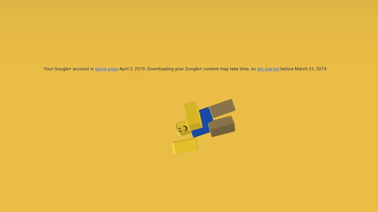 BYE BYE GOOGLE PLUS!