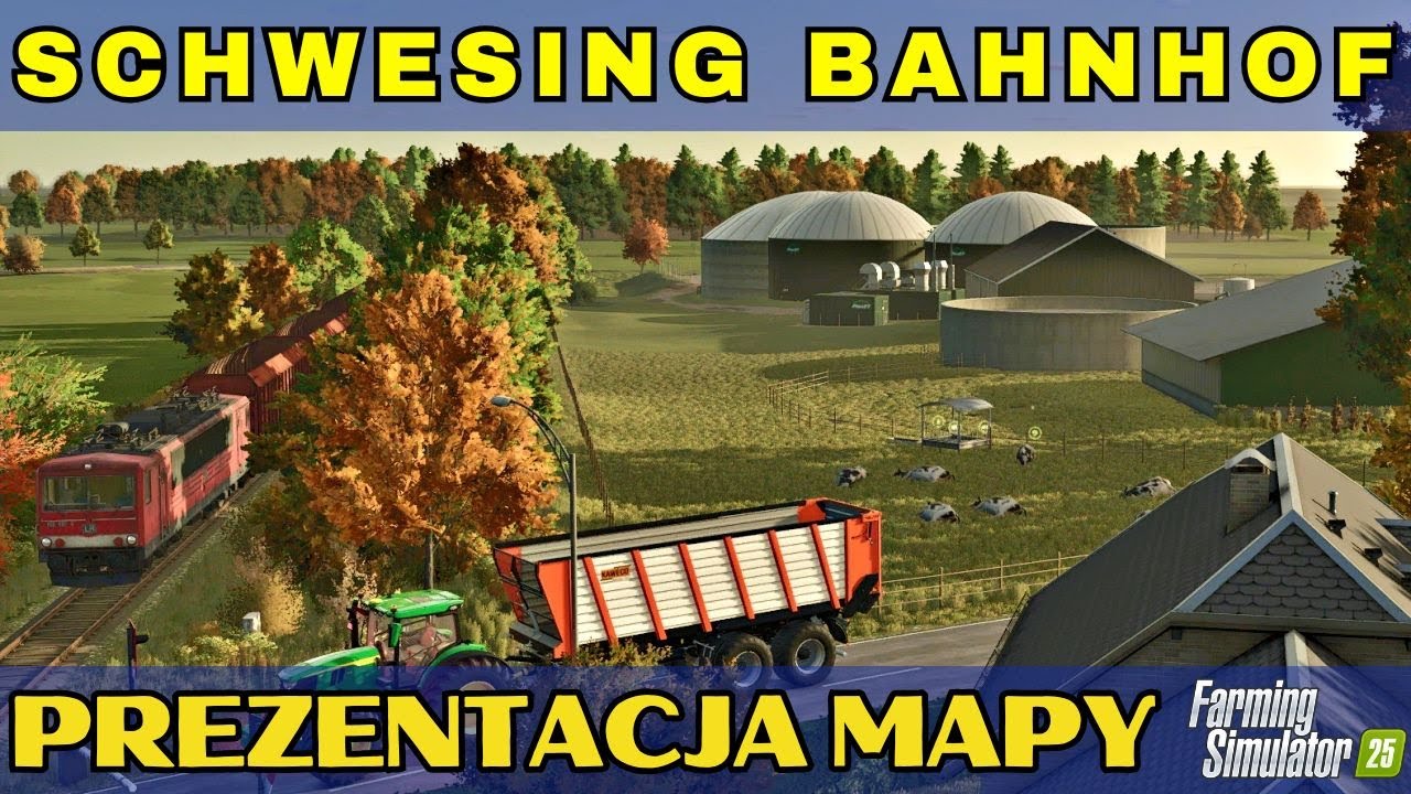 Schwesing Bahnhof - Prezentacja Map do Farming Simulator 25