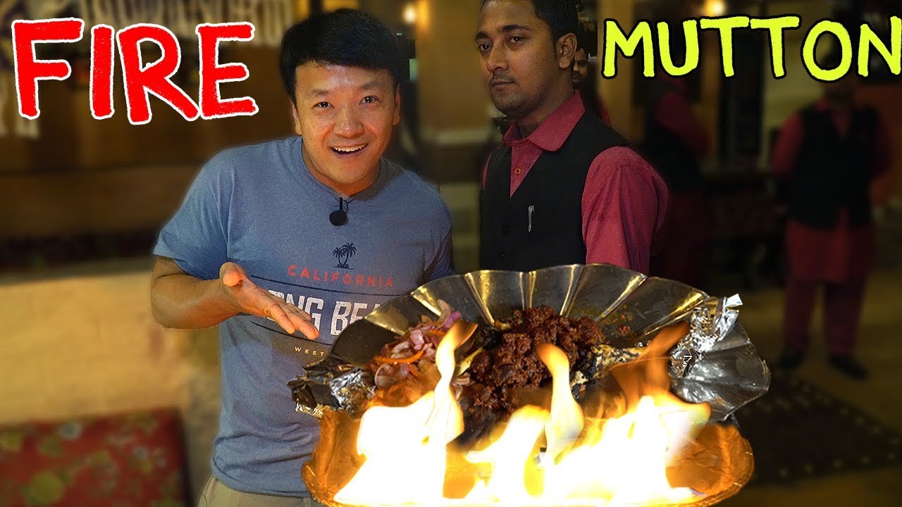 AMAZING FIRE Mutton BBQ & Kolkata DESSERTS!