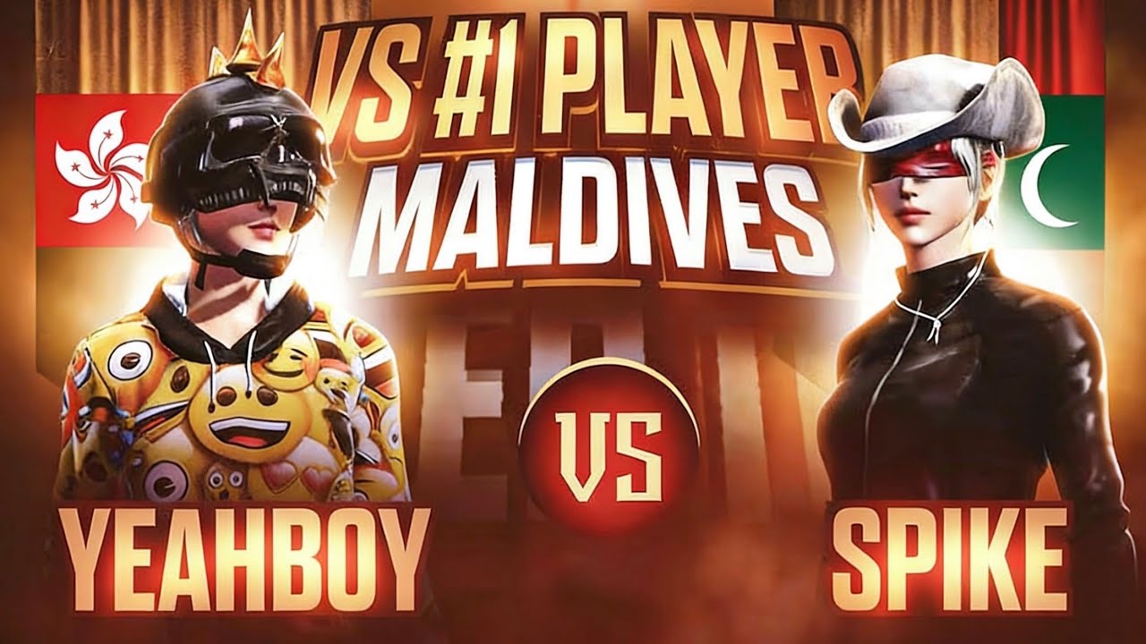 YEAHBOY🇭🇰 vs SPIKE🇲🇻 CHALLENG against Top 1 tdm player in maldives 